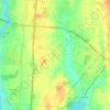 Carte topographique Berkshire Township, altitude, relief