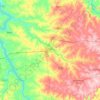Carte topographique Jaú, altitude, relief