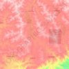 Carte topographique Shire of Kent, altitude, relief