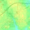 Carte topographique Brookville, altitude, relief