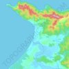 Carte topographique El Marsa, altitude, relief
