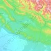 Carte topographique Jim Corbett National Park, altitude, relief