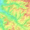 Carte topographique 76703, altitude, relief