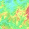 Carte topographique Maizières-lès-Vic, altitude, relief