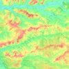 Carte topographique 54370, altitude, relief