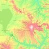 Carte topographique South Gonder, altitude, relief