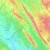 Carte topographique Bangana, altitude, relief