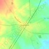 Carte topographique Groesbeck, altitude, relief