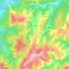 Carte topographique Нефтегорск, altitude, relief
