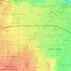 Carte topographique San Pablo, altitude, relief