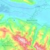 Carte topographique Варениковское сельское поселение, altitude, relief
