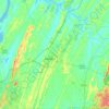 Carte topographique Bradley County, altitude, relief