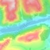 Carte topographique Loch Voil, altitude, relief