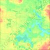 Carte topographique Oakfield Township, altitude, relief