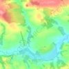Carte topographique Sheepwash, altitude, relief