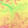 Carte topographique Брестский район, altitude, relief