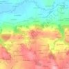 Carte topographique Le Petit-Celland, altitude, relief