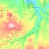 Carte topographique Tienet, altitude, relief