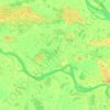 Carte topographique сельское поселение Сингапай, altitude, relief
