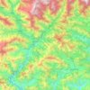Carte topographique Parbat, altitude, relief