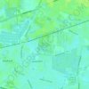 Carte topographique Bedfont Lakes South Side., altitude, relief