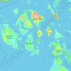 Carte topographique Padilla Bay National Estuarine Research Reserve, altitude, relief