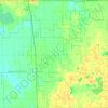 Carte topographique Clyde Township, altitude, relief