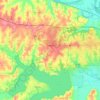 Carte topographique Kanwaka Township, altitude, relief