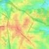 Carte topographique Pasadena Hills, altitude, relief