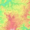 Carte topographique Le Lignon, altitude, relief