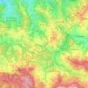 Carte topographique Colli Verdi, altitude, relief