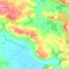 Carte topographique Terrington, altitude, relief