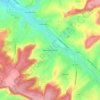 Carte topographique Bailleul-Neuville, altitude, relief