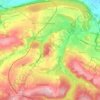 Carte topographique Pondrôme, altitude, relief