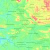 Carte topographique Ampanotokana, altitude, relief