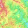 Carte topographique Valiergues, altitude, relief