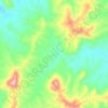 Carte topographique Cannon Creek, altitude, relief