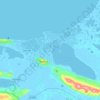 Carte topographique Темрюкское городское поселение, altitude, relief