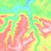 Carte topographique Monroe Township, altitude, relief