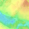 Carte topographique Замостье, altitude, relief