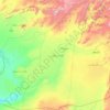 Carte topographique Helmand Province, altitude, relief