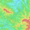 Carte topographique Múgica, altitude, relief