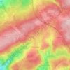 Carte topographique Francorchamps, altitude, relief