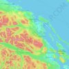 Carte topographique Area G (Saltair / Gulf Islands), altitude, relief