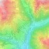 Carte topographique Doues, altitude, relief