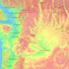 Carte topographique Washington, altitude, relief