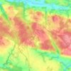 Carte topographique Camors, altitude, relief