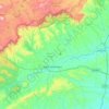 Carte topographique Wilkes County, altitude, relief