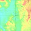 Carte topographique Dorr Township, altitude, relief