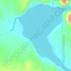 Carte topographique Upper Holter Lake, altitude, relief